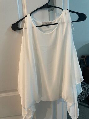 White Blousey Top